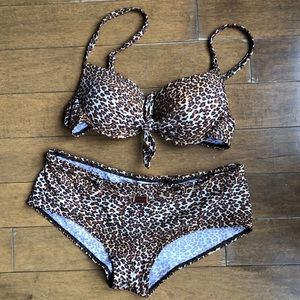 Leopard Print Bathing Suit